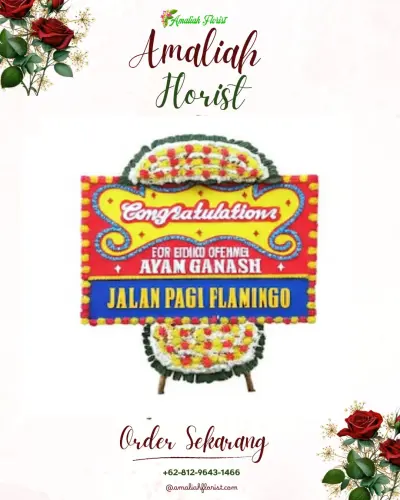 Bunga Papan Congratulation di Pondok Ranggon